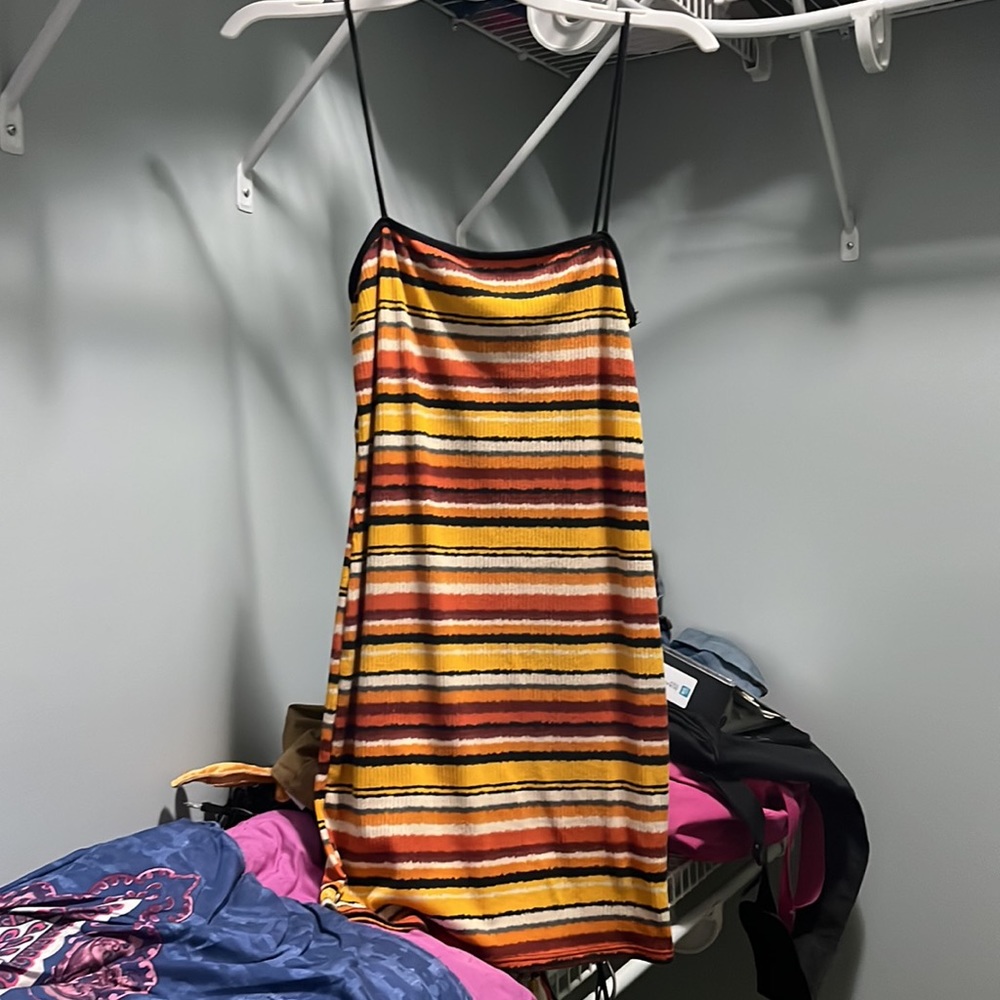 Striped Mini Dress - Picture 2 of 3